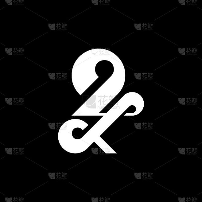 数字2或2标志设计