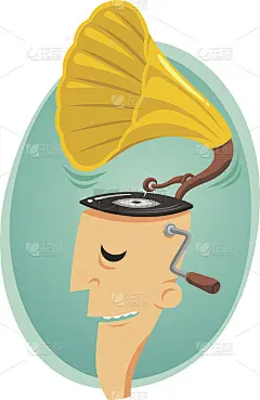 留声机的头