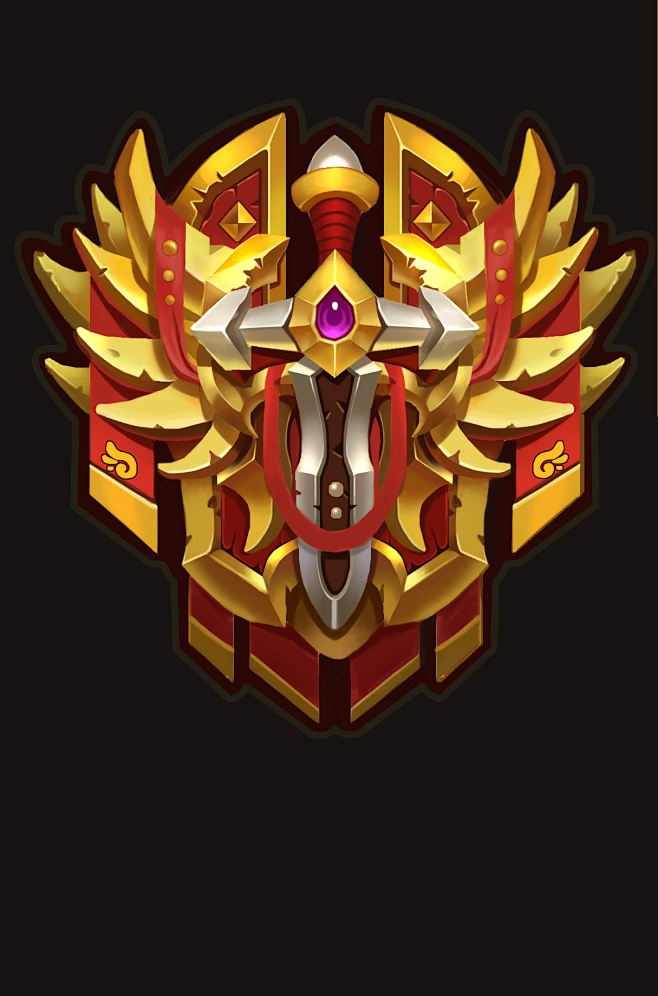 ICON 宝剑 旗帜 欧美风 图标 游戏UI-花瓣网