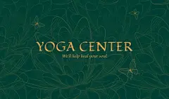 Minimalist Yoga Coach Introduction Business Card