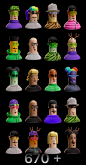 Behance 上的 3D Avatars