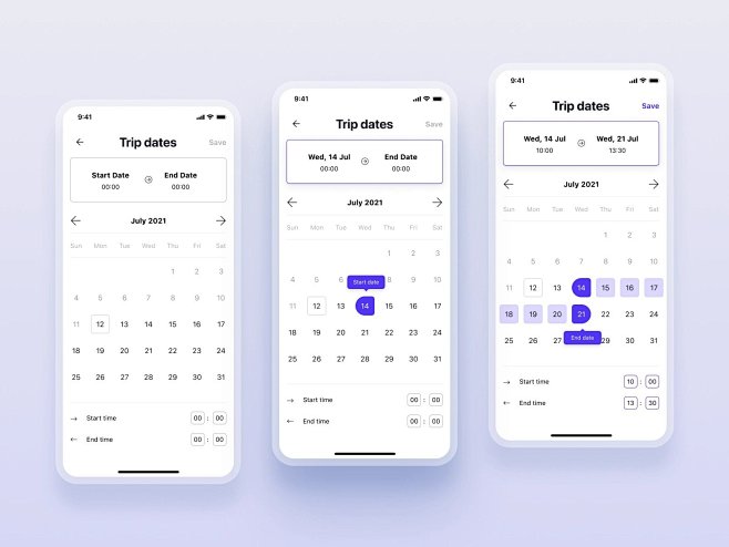 规划生活！12组日程规划APP界面设计灵...