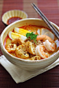 Laksa recipe - I have adapted this laksa recipe so the taste appeals more to the western palate. I also added evaporated milk to the laksa stock, so it’s half coconut milk and half evaporated milk. The end result is a creamier version of laksa without the