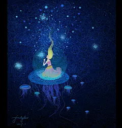 情人节女神女王节线圈插画