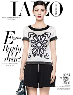 IAIZO 品质 夏季2013新品欧美风短袖圆领印花T恤打底衫舒适上衣-tmall.com天猫