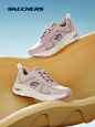 Skechers斯凯奇女鞋2023夏季款男足弓支撑休闲鞋舒适高回弹运动鞋-tmall.com天猫