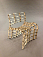 Frederik Alexander Werner, 30-minute Lasercut Chair--- Designer Frederik Alexander Werner’s Lasercut chair is built out of a single 4 mm plywood sheet – punched out and assembled in less than 30 minutes.