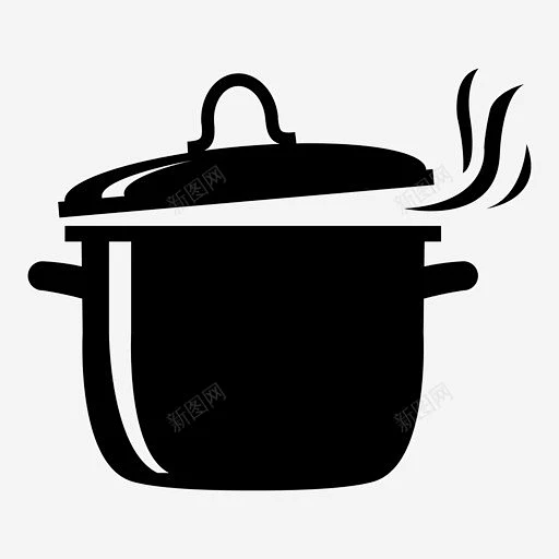 烹饪锅准备食物准备图标 标志 UI图标 设计图片 免费下载 页面网页 平面电商 创意素材-花瓣网