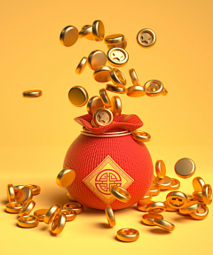 梵客采集到C4D_中国风