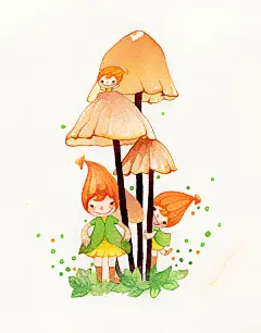 蘑菇头的小姑凉2 轻小说 插画