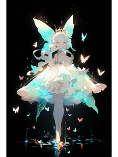 青竹苍君采集到精灵