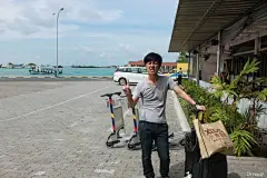 马累机场很小，还没杭州东站霸气~天朝威武啊！