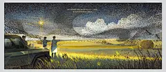 三体同人系列插画 - 岁月成碑2 / cr.设计师：MORNCOLOUR