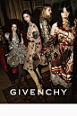 Givenchy Kendall Jenner, Julia Nobis, Jamie Bochart, Maria Carla Boscono Marcus | Photographer: Mert Alas and Marcus Piggott