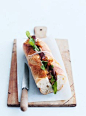 Food Style / spicy lamb and caramelised onion baguette - recipes - donna hay
