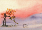 桃年的古风插画壁纸~ 有电脑有手机，速存~