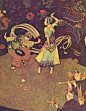 埃德蒙·杜拉克（Edmund Dulac），《阿拉伯之夜》，辛巴达，1907年