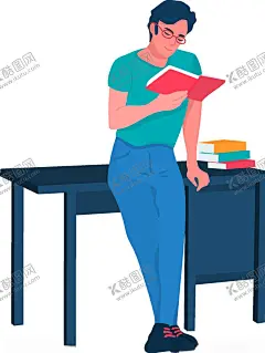 阅读 【酷图网】阅读,看书,读书,精神粮食,书本,世界读书日,知识,文化,文学,图书,学习,书籍,图书馆,卡通人物