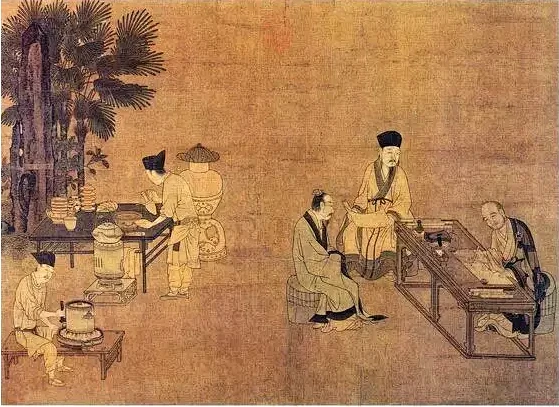古画中的茶情茶意，茶韵盎然-花瓣网