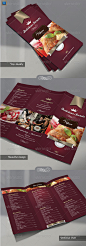 Print Templates - Delicious Secrets | 3-Fold Restaurant Menu | GraphicRiver