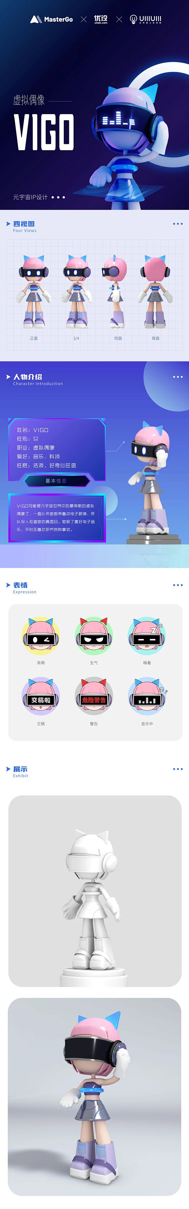虚拟IP形象创意设计大赛：优秀奖获奖作品（下）-花瓣网