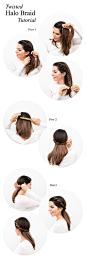 Twisted Halo Braid Tutorial | The Corporate Catwalk | Bloglovin’: 