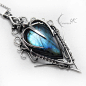 LUQTURH - silver and labradorite by LUNARIEEN#饰品##宝石#