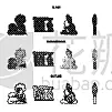 分离着色,史前时代,标志,人造物,男穴居人,人,男人,尖的,远古的,发展