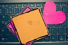 设计商业概念网页横幅空拷贝文字促销材料模拟模板论文Roanalysistic可爱的信息心键盘型电脑好