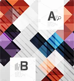 抽象,四元素,正方形,背景聚焦,灰色,信息图表,商务,红色,数据,高雅