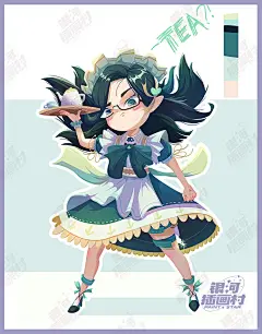 原创插画丨人物设计&amp;二分法刻画上色 - 小红书