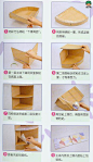 实用家饰制作—用纸盒做的角落架DIY教程