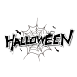 创意万圣节 Halloween 艺术字