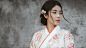 People 5609x3155 women brunette Asian dark hair traditional clothing flowers flower in hair