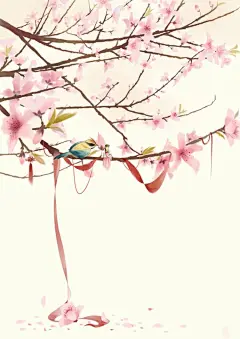 #古风# #古风插画# #古风美图# 中国古风版的“拇指姑娘”么？（一定要点击看大图哦，有惊喜）
符殊的画~ ​​​​