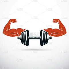 男人,力量,肱二头肌,哑铃,手臂,钢铁,设备用品,举重,剪影,训练