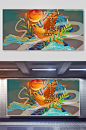 高级国潮中国风插画背景素材