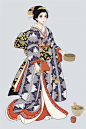 日本和服仕女图
Nadesico Rin ​​​​