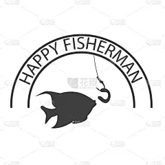 渔夫节。假期。献给所有的钓鱼专业人士或业余爱好者。向量