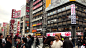 大阪南坝街市场的人群