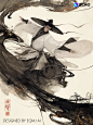 古代侠客 | EQMJ AI绘制水墨风格古代武侠 - 小红书