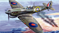 fighter, UK, Spitfire, Supermarine Spitfire, Raf, Spitfire Mk.Vc, Zdenek Machacek