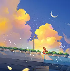 今天画的云彩 | 附步骤图 - 小红书