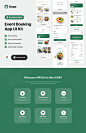 Kupa - Food Delivery App UI Kit - Figma Resources : Kupa is a Premium Food Delivery App UI Kit consisting of 80+ pixel-perfect screens and easy to use in Figma. 

The kit is easy to fully customize to your liking and it leverages all Figma features, inclu