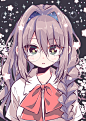 Anime 1212x1700 anime anime girls glasses long hair