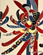 Japanese Obi texture: 