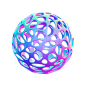 Holographic 3D shape 82 in uil8