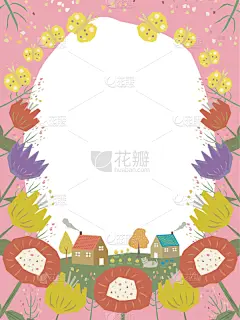 圆形,蝴蝶,动物手,模板,边框,请柬,贺卡,浪漫,简单,动物