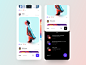 Fresh UI design for a Social App usability photo filter chat categories feed popular network social ios app graphics icons ux ui cuberto