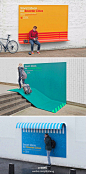 #设计笔记# IBM “Smarter Cities” 创意街头广告牌。更多创意广告→http://t.cn/zHOBwYE 